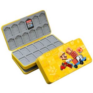 doepeBAE Rangement Switch Jeux, Boite Jeux Switch Rangement, Boite Rangement Jeux Switch, Doublure en Silicone, avec 48 Emplacements pour Cartes de Jeu et 48 Emplacements pour Cartes Micro SD (48A) (iQiin, neuf)
