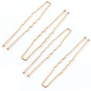 Ruilogod Pince &agrave; cheveux en m&eacute;tal en forme de U pour femme Longueur 6,4 cm 4 pi&egrave;ces Ton dor&eacute; (id: 99e 2c3 1dc 0a6 524 (DWD-union, neuf)