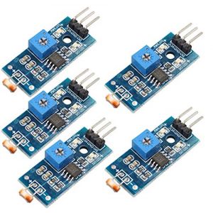 DollaTek 5Pcs Module numérique de capteur d'intensité Lumineuse Photo résistor Photorésistance pour Arduino UNO (DollaTek, neuf)