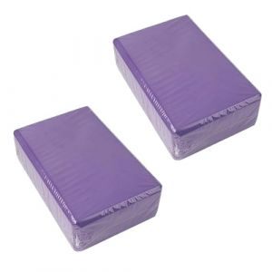 Bloc de Yoga Lot de 2, Briques Yoga en Mousse EVA à Haute Densité, Brique de Yoga Léger Antidérapant Brique de Sport pour Méditation Pilates Yoga Soutenir et Renforcer les Poses, Accessoires de Yoga (gasew, neuf)