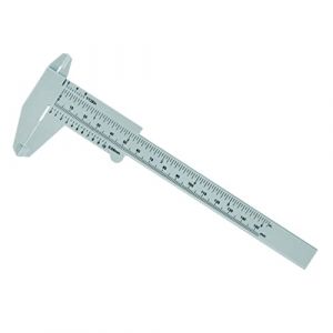 FRCOLOR règle de tatouage des sourcils étriers pour sourcils pieds à coulisse pour sourcils fourniture de maquillage étriers faciaux règle coulissante règle de sourcil plastique Grey (Laners, neuf)