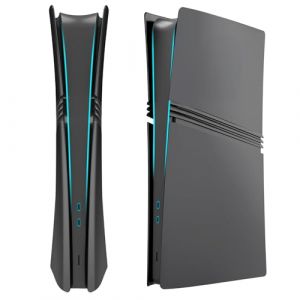 ElitePlay Coques de remplacement pour fa&ccedil;ades PS5 Pro Digital en noir, plaques de protection pour Playstation 5 Pro Digital Edition (ElitePlay, neuf)