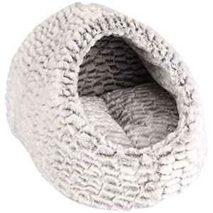 Flamingo Panier SNOOZZY Igloo Gris/Noir 40x40X20CM (Miscota Ecommerce, neuf)