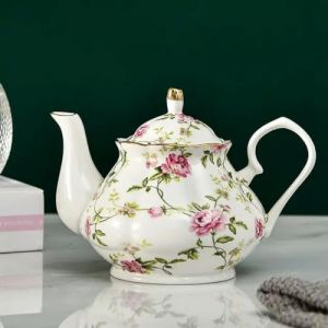 Th&eacute;i&egrave;re europ&eacute;enne en Porcelaine de 400ML, Service &agrave; th&eacute; Anglais de l'apr&egrave;s-midi, th&eacute;i&egrave;re en Porcelaine, cafeti&egrave;re r&eacute;sistante &agrave; la Chaleur (feixiedujiquaz, neuf)