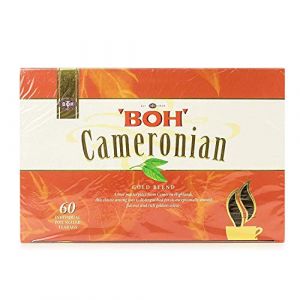 BOH Tea Malaysia Cameronian Gold Blend Lot de 60 sachets de th&eacute; noir en aluminium pour boissons halales 120 g (TUNEZ FR, neuf)