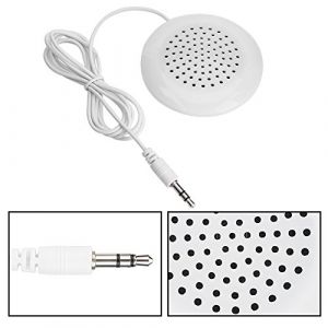 Oreiller Haut-Parleur Bluetooth Blanc ABS DIY - Mini St&eacute;r&eacute;o 3.5Mm pour Mp3, T&eacute;l&eacute;phone Portable, CD - Nouveau (Eugeeu, neuf)