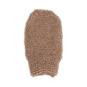 Gant de toilette exfoliant naturel - Gommage visage et corps - Soin de la peau homme & femme - Gant en crin de jute - Spa & Hammam - Convient à tous les types de peaux - Massage corporel haute qualité (Sébseller, neuf)