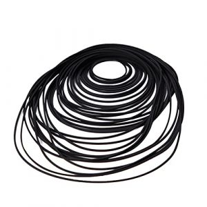 Cassette Tape,Biluer 100PCS Square Mix Cassette De Bande Courroie De Transmission Ceinture Machine for Enregistreurs Lecteur De DVD Accessoires De Bricolage Outils De Reparation (Biluer, neuf)