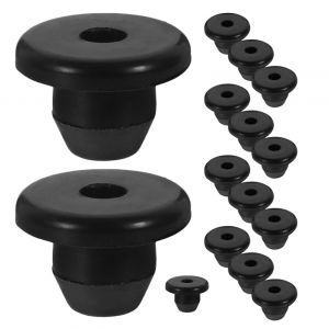 ABOOFAN 15 Pi&egrave;ces Bouchons De Remplissage D'Huile en Caoutchouc pour Cric Hydraulique 1.4X1.4X1.1 Cm &Eacute;tanches Anti-Fuite R&eacute;sistants &Agrave; La Chaleur Faciles &Agrave; Installer pour Entretien Et R&eacute;paration (Halleyham, neuf)