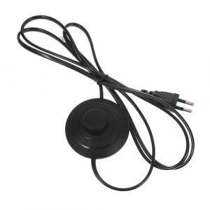 Veemoon Cordon Électrique Pour Interrupteur à Pied Cordon Éclairage Pour Lampadaire Câble Interrupteur à Pied Pour Contrôle Sans Main (Quiet Window, neuf)