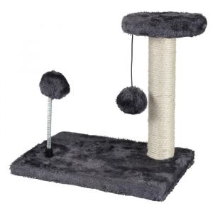 Arbre &agrave; Chat avec Jouets 1 Plateforme 28cm Gris (Paris Prix, neuf)