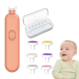 Coupe-ongles &eacute;lectrique &ndash; avec lumi&egrave;re LED s&ucirc;re, silencieuse, lime &agrave; ongles &eacute;lectrique pour avec 6 t&ecirc;tes de meulage, pour int&eacute;rieur, salon, chambre &agrave; coucher, cr&egrave;che, jardin d' , voyage (Fan Xia Grace Hub, neuf)
