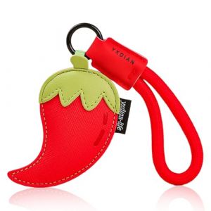 OIXEYA Porte-Clé Cornes en Cuir, Porte-Clé Corne Rouge, Bijou de Sac Porte-Bonheur pour Cadeaux de Noël, Thanksgiving, Saint-Valentin et Du Nouvel an pour La Famille Et Les Amis (DINODANUBE TRADING, neuf)