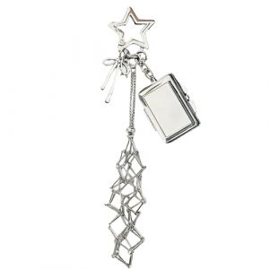 Porte-baume &agrave; l&egrave;vres, design &eacute;tincelant, 20 x 5 x 1 cm, porte-cl&eacute;s pour rouge &agrave; l&egrave;vres, organisateur de cosm&eacute;tiques avec miroir, porte-cl&eacute;s 2 en 1, pour sac &agrave; main, portefeuille, sac &agrave; dos (shuanghu, neuf)