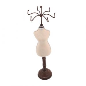 minkissy Collier Présentoir Pour La Vente Bijoux Affichage Bijoux Vitrine Stand Collier Vitrine Stand Bijoux Vitrine Rack Mannequin Collier Rack (Prettbeauty, neuf)