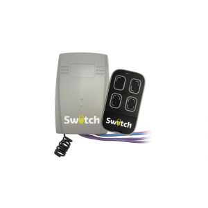 Récepteur Universel 433.92 MHz, Portail, Porte de Garage | Multi Switch, Télécommande MS-One Incluse programmée Rolling Code, Compatible, Nice, BFT, Somfy, FAAC, Hormann, et Autre automate, 2 Canaux (FRENCH-COQ. FR France, neuf)