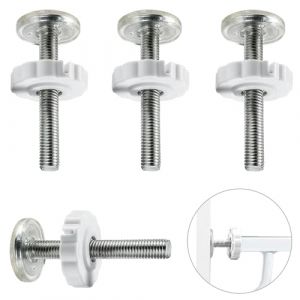 YCHYAN Safety First Lot de 4 vis &agrave; pression M10 pour barri&egrave;re de porte, porte d'entr&eacute;e, barri&egrave;re d'escalier, vis de serrage pour grille d'escalier, sans per&ccedil;age (YINGCH, neuf)