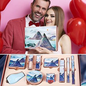 Cosmétique Ensemble chinois de dix pièces Cosmétiques pour débutants Ensemble complet Coffret cadeau Rouge à lèvres Coussin d'air Réglage Poudre à paupières Correcteur Fonction Beauté (A, One Size) (YWbeauty&feizikaw, neuf)