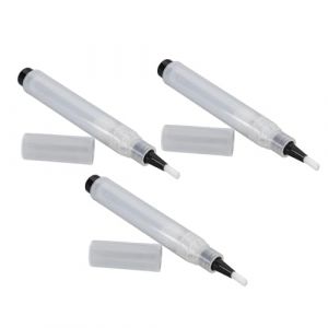 Stylo de Maquillage avec Pinceau à Pression, Distributeur de Fond de Teint Liquide pour Voyage, Récipient Cosmétique Transparent Rechargeable avec Design Compact pour les (Antilog, neuf)