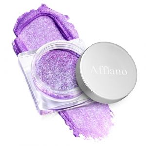 DE'LANCI Fard à Paupières Crémeux Chatoyant Violet, Eyeshadow Pailleté Violet MéTallique Ultra-Mélangeable, Ombrage à Paupières à Tenue Longue, Pratique Pour Les Voyages Pour Un Look Naturel Quotidien (DE'LANCI Direct, neuf)