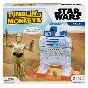 Mattel Games SOS Ouistiti Star Wars Version R2-D2 avec Billes, Jeu de soci&eacute;t&eacute; et d'adresse pour Enfants, GPG65 (docsmagic, neuf)