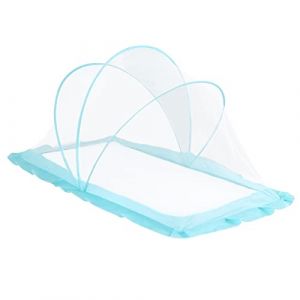 Balakaka Moustiquaire pour Bébé 110 * 65 * 60cm, Respirante Moustiquaire pour Lit de Bébé pour L'Été, Portable Pop Up Facile à Installer Bébé Tente de Lit Anti-lumière Intérieur pour 0-7 Ans, Bleu (BESTLINK TECHNOLOGY S.R.L., neuf)
