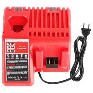 QUPERR Chargeur Rapide 3A M12 & M18, Compatible avec Batteries Li-ION Milwaukee 12V&ndash;18V 3Ah 4Ah 5Ah 6Ah, avec indicateur LED et Protection Multiple (Quper, occasion)
