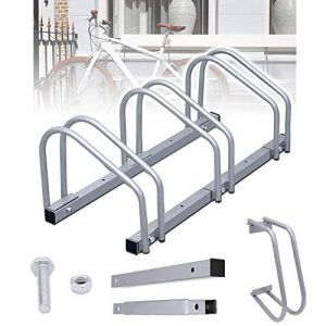 Tubiaz Râtelier vélos Système Range-vélo, Support de Rangement Vélo pour 3 Vélos de sol et de montage mural, Dimensions70.5x32x26cm (LISATW, neuf)
