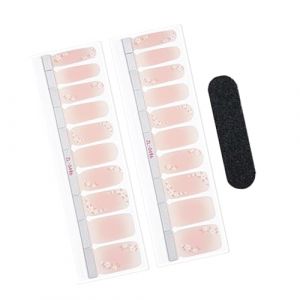 Sharplace 20x enveloppes complètes d'ongles bandes de vernis à bricolage décorations d'ongles autocollants de décoration d'ongles bandes d'ongles de, c (RT Technology, neuf)