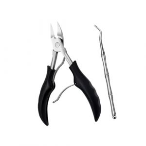 Coupe-Ongles Incarnés, Kit d'élimination des Ongles Incarnés, Coupe-Ongles 2 Pièces, Kit d'outils pour Ongles Incarnés, Noir/bleu/rouge avec Kit d'outils pour Ongles Incarnés (sunborui-EU, neuf)