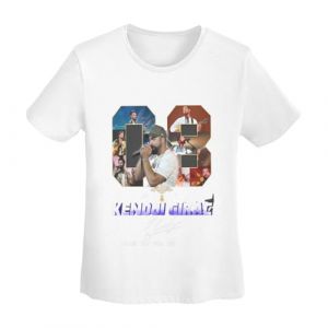 RLHRJEFZ T-Shirt Basique à Manches Courtes en Coton pour Femme Kendji France Girac Small (haerbinhisongs, neuf)