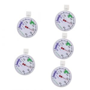ABOOFAN 5 Pièces Thermomètre De Réfrigération Thermomètre De Porte De Réfrigérateur Moniteur De Réfrigérateur Thermomètre Frigo Congélateur Thermomètre Plus Refrigerateur Plastique (Halleyham, neuf)