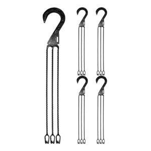 Support de Suspension de, 5 Crochets de Fleurs Polyvalents pour Pots de Fleurs, &eacute;l&eacute;gant Support de Pot de Fleurs, Support de Pot de Fleurs &eacute;l&eacute;gant pour Panier (shainm, neuf)