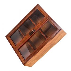 Beatifufu Armoire De Rangement De Style Rétro 1 Pièce Coffre À Cosmétiques Design Peu Encombrant Supports Et Organisateurs De Maquillage Armoire De Rangement (Camprilli, neuf)