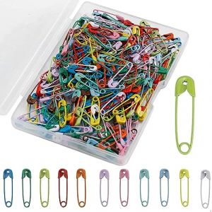 500 Pi&egrave;ces &Eacute;pingle &agrave; Nourrice Color&eacute;, BetterJonny 19mm Mini &Eacute;pingles a Nourrice avec pour Couture V&ecirc;tements Bricolage Couture(Color&eacute;) (BASICON, neuf)