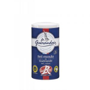 Le Gu&eacute;randais Sel Moulu de Qualit&eacute; Label Rouge 125g - Boite Verseuse Pratique - Sel de Gu&eacute;rande Fine pour Sublimer Vos Plats - Cat&eacute;gorie Sel et Poivre de Luxe - Le Lot De 4 (Franc shopping, neuf)