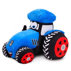 Toyland&reg; Tracteur agricole en Peluche de 21 cm (8 Pouces) &ndash; D&eacute;coration de Chambre pour gar&ccedil;ons et Filles (Bleu) (Toyland&reg;, neuf)