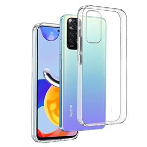 Coque pour XIAOMI REDMI Note 11 Pro 4G - 5G - XIAOMI REDMI Note 12 Pro 4G, TPU Transparent en Silicone, Ultra Fine 0.33mm (REY &reg;, neuf)
