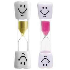 REQAG 2 PCS Sabliers Minuterie Horloge de Sable Hourglass avec Le Visage Souriant Horloge à Sable Sablier pour Enfant pour Jeux,Cuisine, Exercice,Etude,Brossage etc(3 Minutes) (zhaojiayuouzhoudianpu, neuf)