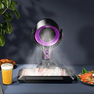 PZCC Hotte Portable de Cuisine, Mini Hotte Aspirante, Fonctionnement &agrave; Faible Bruit, 180 M&sup3;/H Forte Aspiration, Mode Recyclage avec Filtre &agrave; Charbon, pour Fondue de Cuisine, Barbecue (Violet fonc&eacute;) (Appleton Trade Store, neuf)