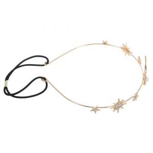 VICASKY Serre T&ecirc;te Perle Lune &Eacute;toile Bandeau Lune Ornements Cheveux Bandeau &Eacute;lastique Accessoires Coiffure (Belicious Helper, neuf)