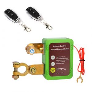Coupe Circuit Batterie 12V 240A, Vert Coupe Batterie Interrupteur D'arrêt Automatique avec Télécommandes,Coupe Circuit Voiture pour ATV,Bateau,Voiture,RV,Camion (kimHonrui, neuf)