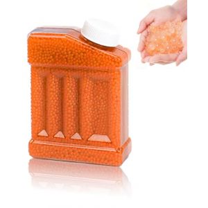 BNREOZA Perles d'eau, environ 60 000 perles d'eau colorées, décoratives et colorées, peuvent être utilisées pour la décoration de bricolage, le remplissage de vases, les perles de gel floral,orange (CHENGhongyu, neuf)