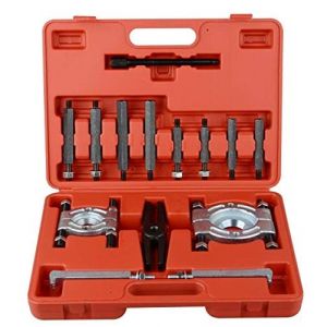 DAYUAN 14 pièces Kit Extracteur de roulement Jeu d'outils extracteur Kit Couteau de séparation, décolleurs d'engrenages et de roulements- 5 cm et 7,6 cm (HippoProduct, neuf)