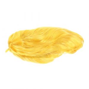 ERINGOGO 1pièce Perruque De Costume Forme De Jaune Pour Garçon Fille Et Adultes Accessoire De Déguisement Pour Et Cosplay Style Clown Et Cartoon Pour Halloween Et Événements Festifs (Jehmal, neuf)