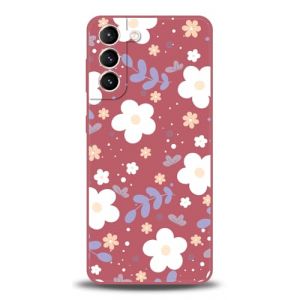WUACYEAMING Compatible avec Coque Samsung Galaxy S21 5G avec Protection de l'appareil Photo Coque en Silicone Liquide R&eacute;sistant aux Rayures Antid&eacute;rapant Antichoc Fine en TPU-Fleurs et Feuilles (WUACYEAMING, neuf)