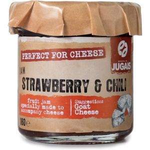 Confiture Fraise et Piment &ndash; 180g | Parfaite pour accompagner le fromage | Saveur unique | Accompagnement pour plateau de fromages | Confiture traditionnelle portugaise (Pure Brands Portugal, neuf)