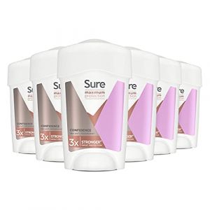 Sure D&eacute;odorant anti-transpirant Confidence Maximum pour femmes, 45 ml, paquet de 6 (shop shara  discount, neuf)