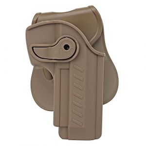 ACEXIER M92 Airsoft Holster Tactique Pistolet Holster Ceinture Gilet Accessoires Réglable Molle Quick Pull Holster Khaki (BOXUN-FR, neuf)