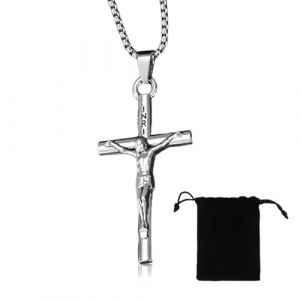 JYNXOR Collier Homme avec Pendentif Dent de Loup - Style R&eacute;tro et Aventureux - Bijou Masculin Cadeau Original pour P&egrave;re ou Ami (SHOPSCAPE INK, neuf)